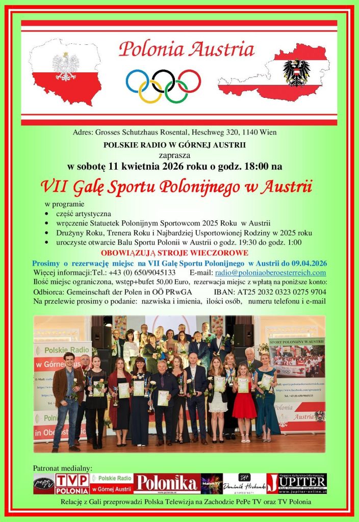 vii gala sportu polonijnego w austrii