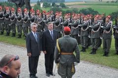 Besuch des Präsidenten der Republik Polen Bronisław Komorowski in Mauthausen - 14.07.2011